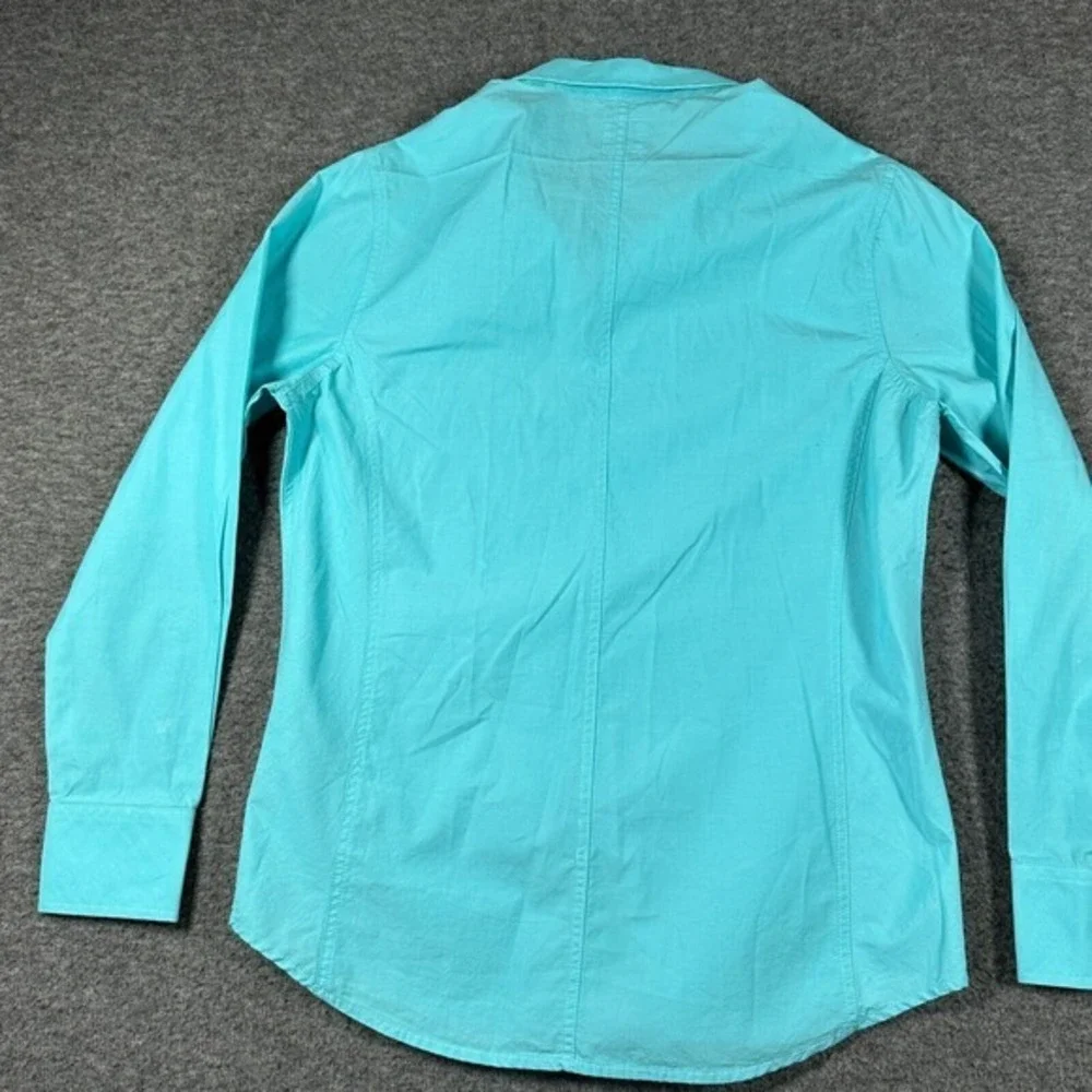 J.B. Holt The Jefferson Button‎ Down Shirt Mens Small S Aqua Green Long Sleeve